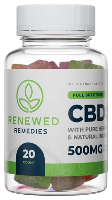 Renewed Remedies CBD — gominolas de espectro completo